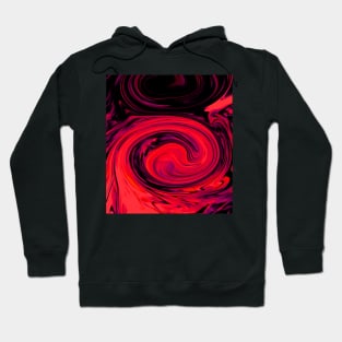 Red Swirls Hoodie